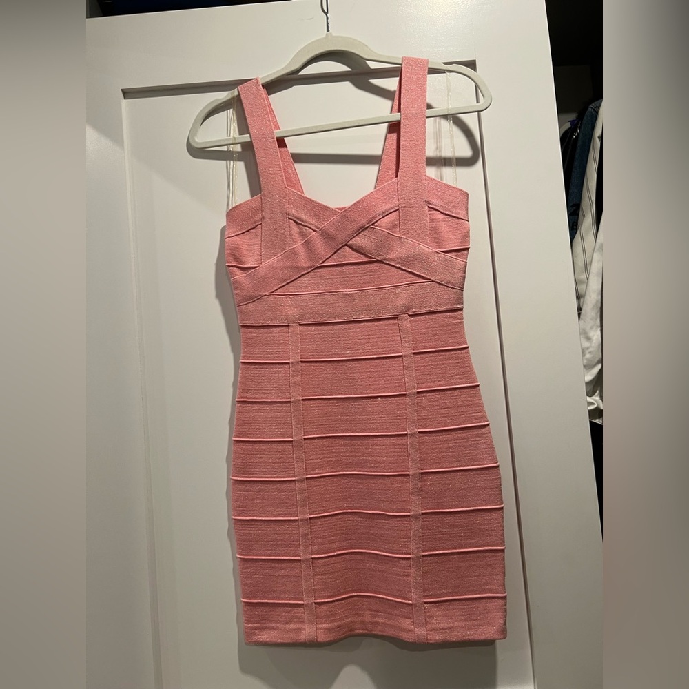 WOW Couture Blush Bandage Mini Dress